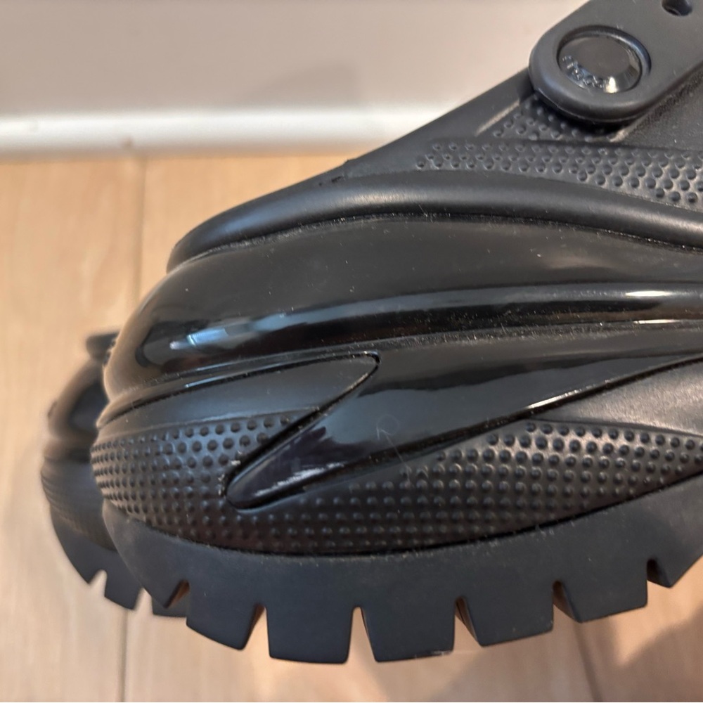 Crocs Unisex Mega Crush Clog Platform Black Sandal Men’s 7/Women’s 9 - Picture 10 of 11